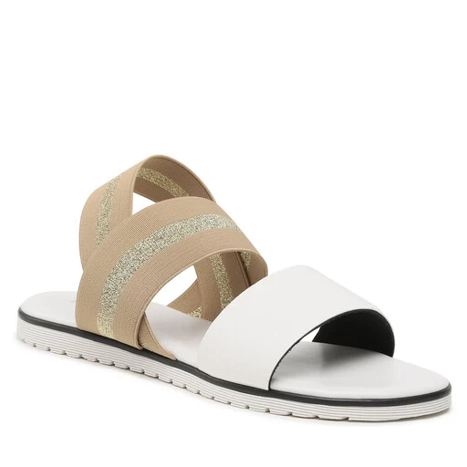 Sandales Pollini SA16051G1GTRL100 Bianco/San-Oro 4 Sandales Pollini SA16051G1GTRL100 Bianco/San-Oro – Image 2