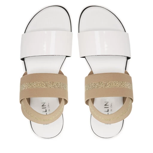 Sandales Pollini SA16051G1GTRL100 Bianco/San-Oro 8 Sandales Pollini SA16051G1GTRL100 Bianco/San-Oro – Image 6