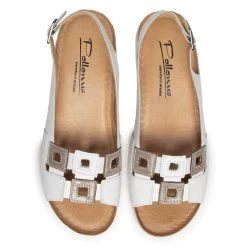 Sandales Pollonus 5-1162-010 Biały/Grid -Pointe De Chaussures sandales pollonus 5 1162 010 bialy grid 4