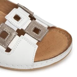 Sandales Pollonus 5-1162-010 Biały/Grid -Pointe De Chaussures sandales pollonus 5 1162 010 bialy grid 5