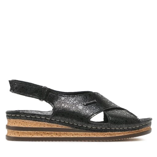 Sandales Pollonus 5-1514-004 OCZKA CZARNE 4 Sandales Pollonus 5-1514-004 OCZKA CZARNE – Image 2