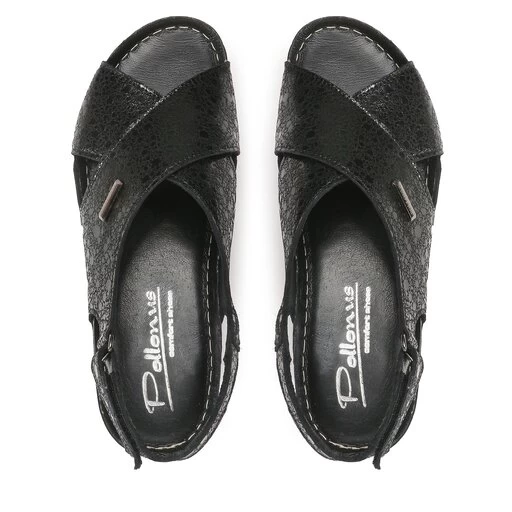 Sandales Pollonus 5-1514-004 OCZKA CZARNE 7 Sandales Pollonus 5-1514-004 OCZKA CZARNE – Image 5