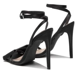 Sandales Raid Devone Black Satin 10 Sandales Raid Devone Black Satin -Pointe De Chaussures sandales raid devone black satin 2