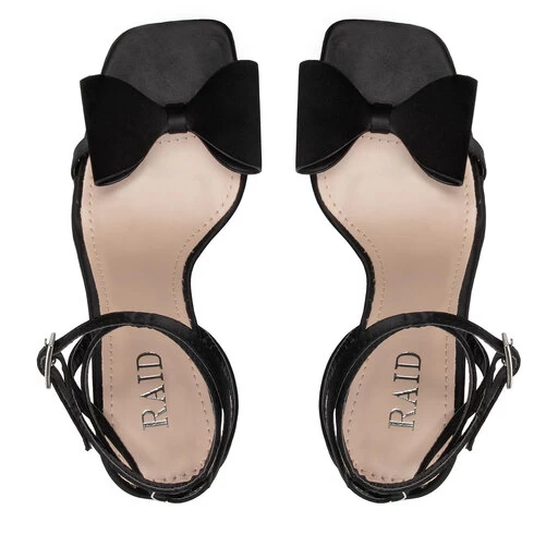 Sandales Raid Devone Black Satin 7 Sandales Raid Devone Black Satin – Image 5