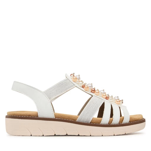 Sandales Remonte D2047-80 Weiss Kombi 4 Sandales Remonte D2047-80 Weiss Kombi – Image 2