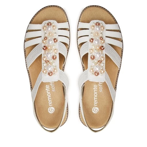 Sandales Remonte D2047-80 Weiss Kombi 7 Sandales Remonte D2047-80 Weiss Kombi – Image 5