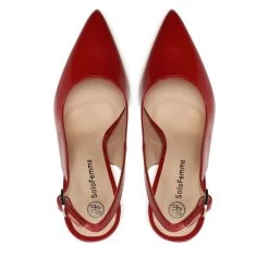 Sandales Solo Femme 14416-11-B57/000-05-00 Rouge -Pointe De Chaussures sandales solo femme 14416 11 b57 000 05 00 rouge 4