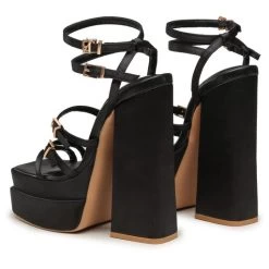 Sandales TWINSET 231ACP042 Nero 00006 -Pointe De Chaussures sandales twinset 231acp042 nero 00006 2